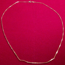 Load image into Gallery viewer, Gold Electroplated Sterling Silver Box19 Chain
