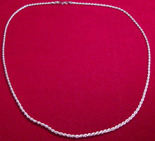 Load image into Gallery viewer, Sterling Silver Rhodium Rope Chain is our best medium weight chain