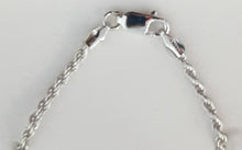 Load image into Gallery viewer, Sterling Silver Rhodium Rope40 Chain

