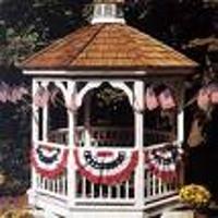 Load image into Gallery viewer, Bunting, Pleated Fans, Poly / Cotton