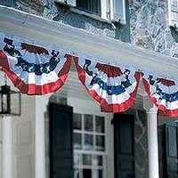 Load image into Gallery viewer, Bunting, Pleated Fans, Poly / Cotton