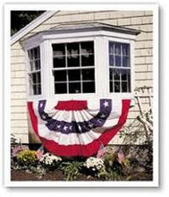 Load image into Gallery viewer, Bunting, Pleated Fans, Poly / Cotton