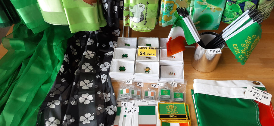 IRISH FLAGS AND CELTIC JEWELRY
