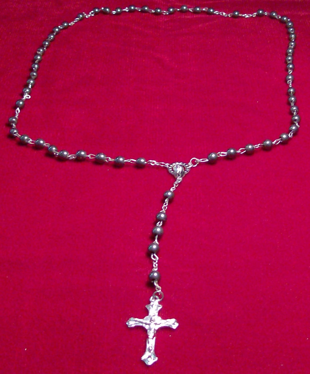 Hematite Rosary Beads, Traditional