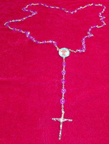 Purple Rosary Beads, Traditional