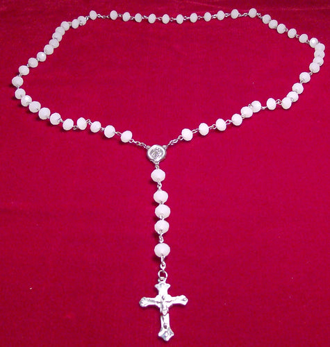 White Rosary Beads, Traditional