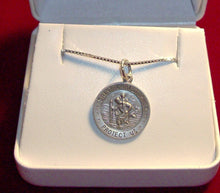 Load image into Gallery viewer, Sterling Silver Saint Christopher Pendant, Travelers AQFLAGS.COM
