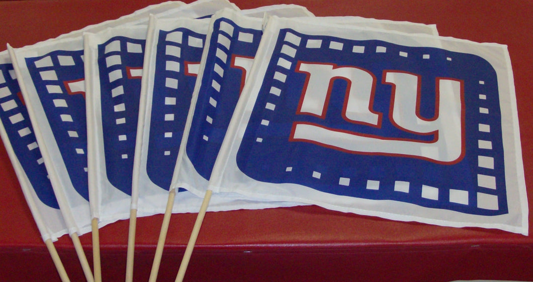 Ny Giants Stick Flags Lot #52    WE DO NOT SHIP THIS ITEM - INSTORE PICKUP ONLY