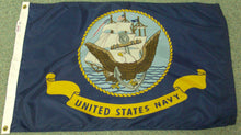 Load image into Gallery viewer, Commercial Quality Navy Flag
