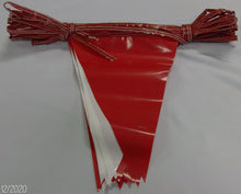 Load image into Gallery viewer, Pennant Strings with alternating red and white
