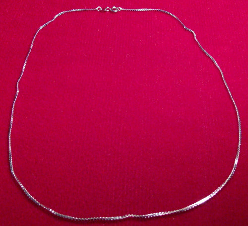 Products Sterling Silver Box Chain fits most charms