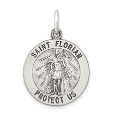 Medium Saint Florian Pendant, Firefighters